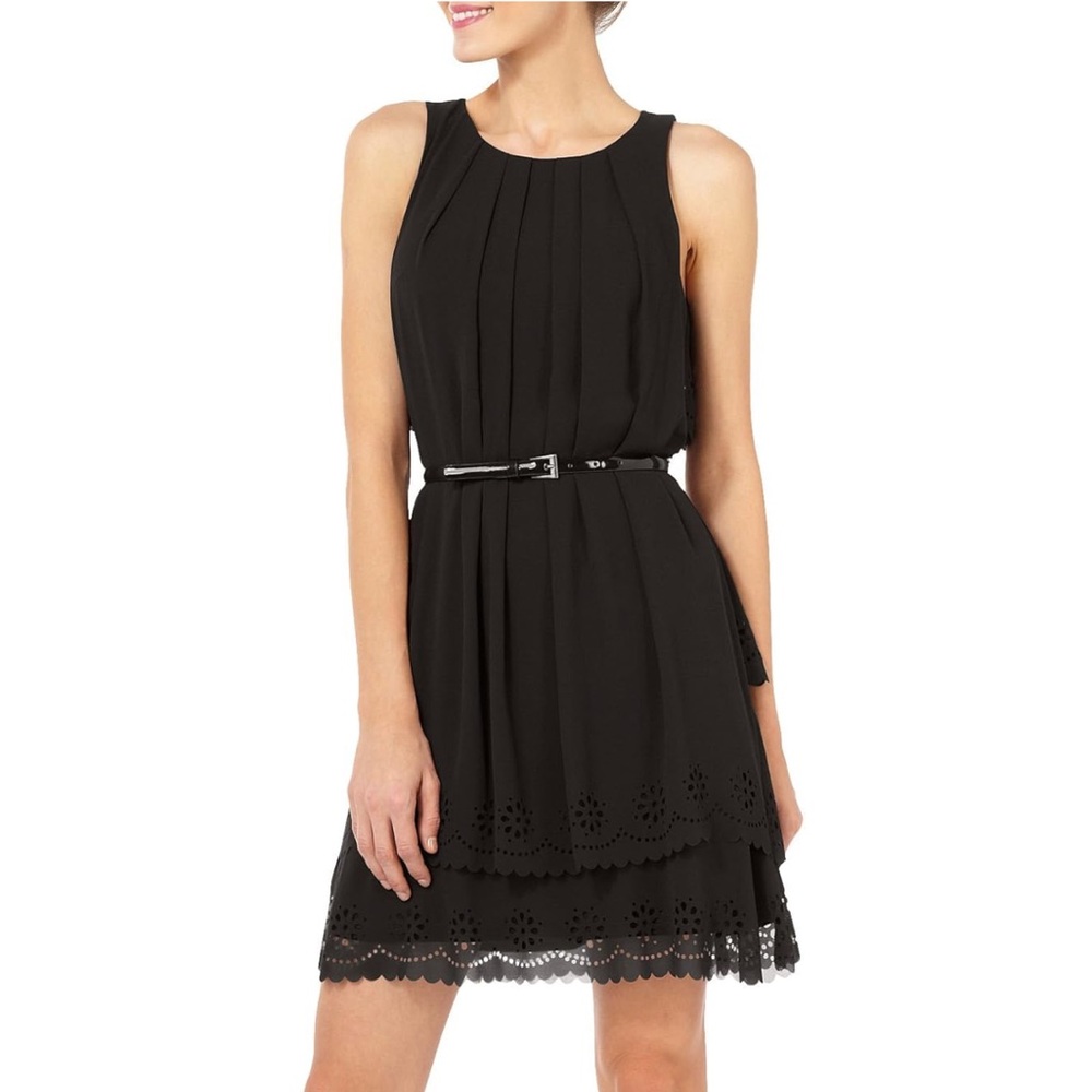 JESSICA SIMPSON Laser-Cut Dress 14 EUC
